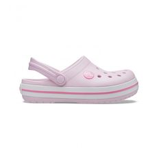 CROCS SUECO CROCBAND NIÑA ROSADO 207006-6GD