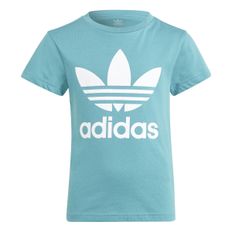 T-SHIRT ADIDAS TREFOIL TEE NIÑO TURQUEZA IJ5468 |SUMMER SALE|