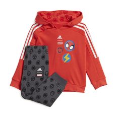 CONJUNTO ADIDAS SPIDER-MAN X MARVEL NIÑO ROJO IB4838 |MEGA SALE|