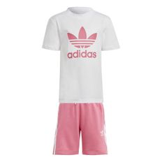 CONJUNTO ADIDAS TEE SE NIÑA ROSADO IR6932 |MEGA SALE|