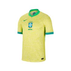 CAMISOLA NIKE MANGA CORTA HOME BRASIL HOMBRE AMARILLO FJ4284-706 ¡SUMMER SALE!