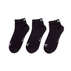 CALCETINES PUMA SNEAKER 3P UNISEX NEGRO 906807 01