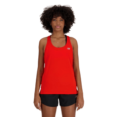 CAMISETA NEW BALANCE ESSENTIALS MUJER ROJO WT41220-NEF