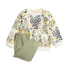 CONJUNTO ADIDAS I DY LK JOG BEBE VERDE IV9628
