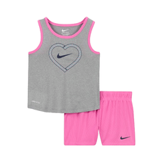 CONJUNTO NIKE NKG HAPPY CAMPER NIÑA ROSADO 26M001-AFN
