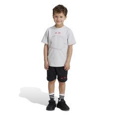 CONJUNTO ADIDAS BRAND COLLABORATION NIÑO GRIS IV9644 |SUMMER SALE|