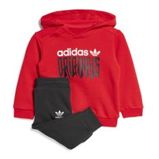 CONJUNTO ADIDAS GRAPHICS NIÑO ROJO IZ4627 |SUMMER SALE|
