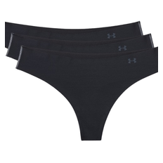 BIKINI UNDER ARMOUR THONG 3 PACK MUJER NEGRO 1325615-001