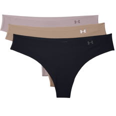 BIKINI UNDER ARMOUR THONG 3 PACK MUJER NEGRO 1325615-004