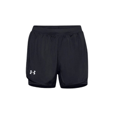 SHORT UNDER ARMOUR FLY BY 2.0 MUJER NEGRO 1356200-001