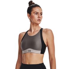 TOP UNDER ARMOUR INFINITY MID MUJER GRIS 1373854-176