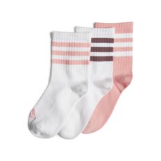 CALCETAS ADIDAS CORTO NIÑA ROSADO JD9597