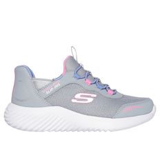 TENIS SKECHERS BOUNDER SIMPLE CUTE NIÑA GRIS 303585L-GRY