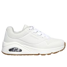 TENIS SKECHERS UNO STAND ON AIR NIÑO BLANCO 403674L-WHT