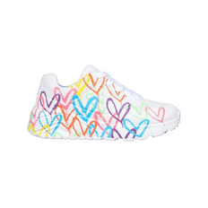 TENIS SKECHERS UNO LITE SPREAD THE LOVE NIÑA BLANCO 314064L-WMN