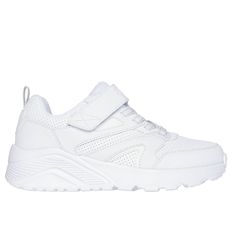 TENIS SKECHERS UNO LITE ECHO SURGE NIÑO BLANCO 403640L-WHT