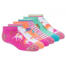 CALCETAS SKECHERS 6PK FOILUNICOR LOW NIÑA ROSADO S116505MULT