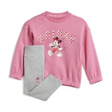 CONJUNTO ADIDAS BRAND COLLABORATION BEBE ROSADO JF3627