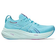 TENIS ASICS GEL NIMBUS 26 MUJER CELESTE 1012B601.404