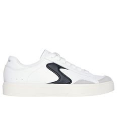 TENIS SKECHERS EDEN LX SLICK TALK MUJER BLANCO 185190WBK