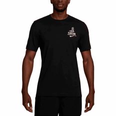 T-SHIRT NIKE DRI FIT TEE HOMBRE NEGRO HJ3617-010
