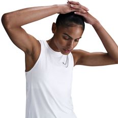 CAMISETA NIKE DRI FIT ONE SWOOSH MUJER BLANCO HJ2218-100