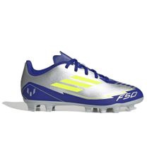 TACOS DE FUTBOL ADIDAS F50 CLUB NIÑO PLATEADO IH0926