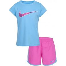 CONJUNTO NIKE PRINTED CLUB TEMPO NIÑA ROSADO 36L807-AFN |MEGA SALE|