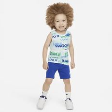 CONJUNTO NIKE NSW AOP TANK NIÑO AZUL 76M044-U89