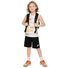 CONJUNTO NIKE NSW AOP TANK NIÑO NEGRO 86M044-023