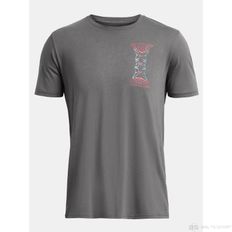 T-SHIRT UNDER ARMOUR DUSK TO DAWN HOMBRE GRIS 1382833-025