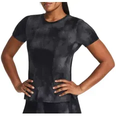 T-SHIRT UNDER ARMOUR LAUNCH MUJER NEGRO 1383365-001