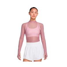 T-SHIRT NIKE DRI FIT ZENVY MUJER MORADO FV7915-523