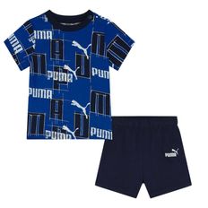 CONJUNTO PUMA MINICATS BEBE NEGRO 680326 17