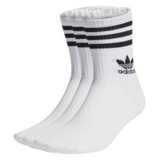 CALCETINES ADIDAS MID CUT CRW SCK HOMBRE BLANCO IJ0733
