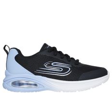 TENIS SKECHERS MICROSPEC NIÑA NEGRO 303597L-BKLV