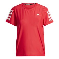 T-SHIRT ADIDAS OWN THE RUN BASE MUJER ROJO JD6432