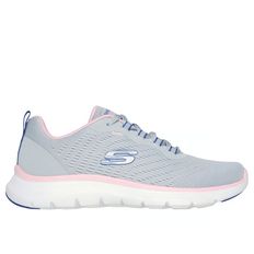 TENIS SKECHERS FLEX EAL 5.0 MUJER GRIS 150201GYMT
