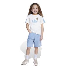CONJUNTO ADIDAS X MINECRAFT NIÑO CELESTE JZ9942