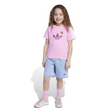 CONJUNTO ADIDAS X MINECRAFT NIÑA ROSADO JZ9943