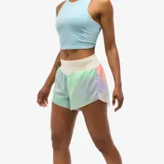 SHORT HOKA GLIDE 4 MUJER BEIGE 1151091P-AFL