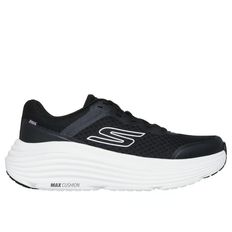 TENIS SKECHERS MAX CUSHIONING MUJER NEGRO 129470BKW