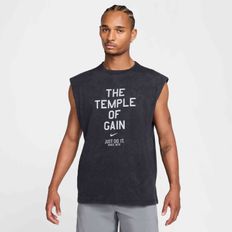 CAMISETA NIKE GYM HOMBRE NEGRO HJ3687-010