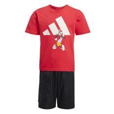 CONJUNTO ADIDAS BRAND COLLABORATIONS NIÑO ROJO JF3639
