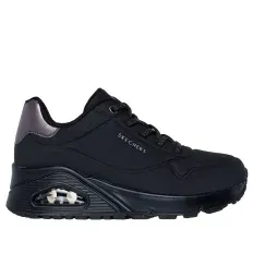 TENIS SKECHERS UNO SHIMMER AWAY MUJER NEGRO 155196BKPW