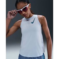 CAMISETA NIKE SWOOSH MUJER CELESTE HJ2218-423