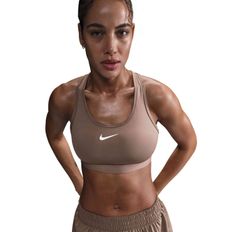 TOP NIKE SWOOSH MUJER CAFÉ DX6821-233