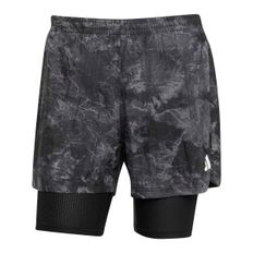 SHORT ADIDAS OWN THE RUN SEASONAL CABALLERO GRIS JN9680