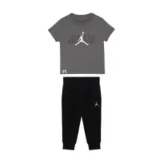 CONJUNTO NIKE JORDAN NIÑO GRIS 75D722-023