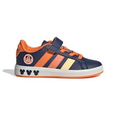 TENIS ADIDAS GRAND COURT MICKEY EL NIÑO AZUL JS2345